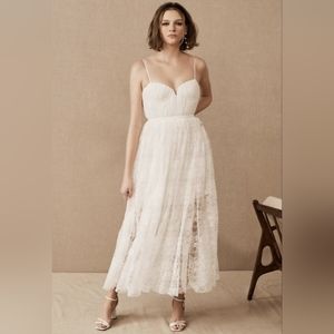 NWT BHLDN Sau Lee Selena Lace Dress  Color: Ivory